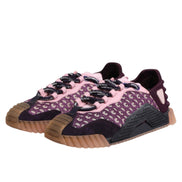 Dolce & Gabbana Multicolor Logo Low Top NS1 Sneakers Shoes
