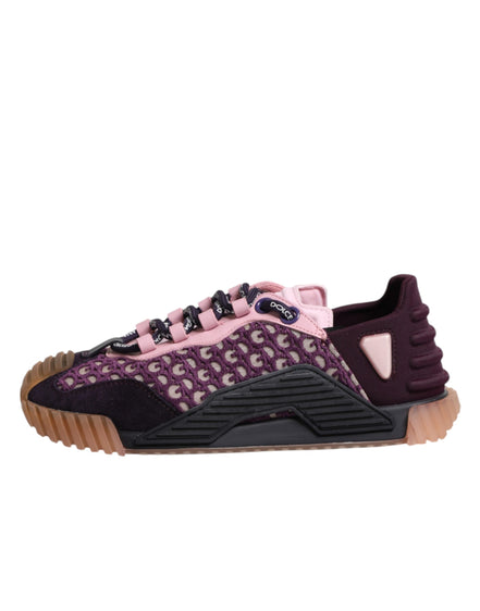 Dolce & Gabbana Multicolor Logo Low Top NS1 Sneakers Shoes