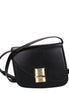 Salvatore Ferragamo Black Leather Crossbody Bag