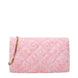 Versace Pink Fabric Clutch Bag