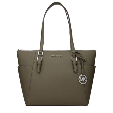 Τσάντα ώμου Michael Kors από πράσινο δέρμα