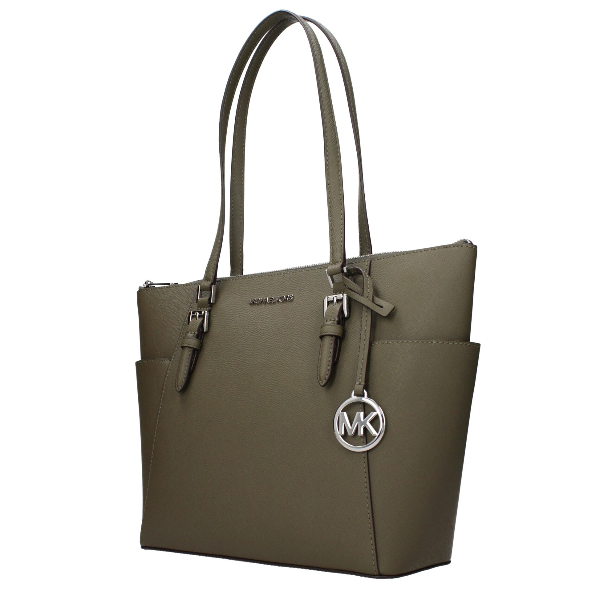 Τσάντα ώμου Michael Kors από πράσινο δέρμα