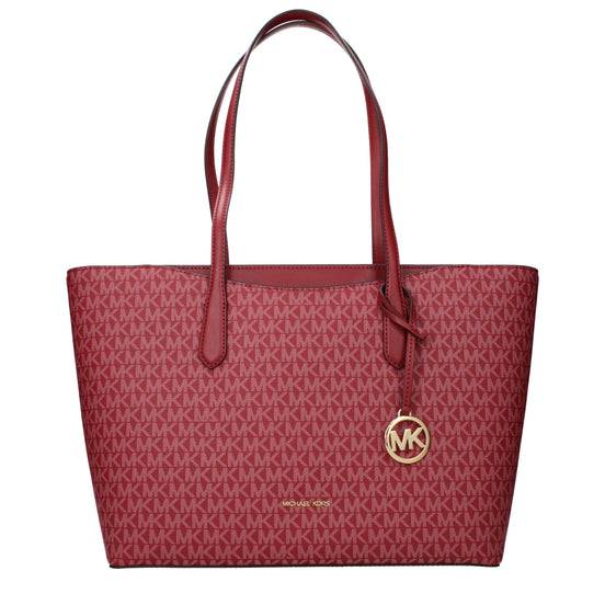 Τσάντα ώμου Michael Kors από κόκκινο ύφασμα