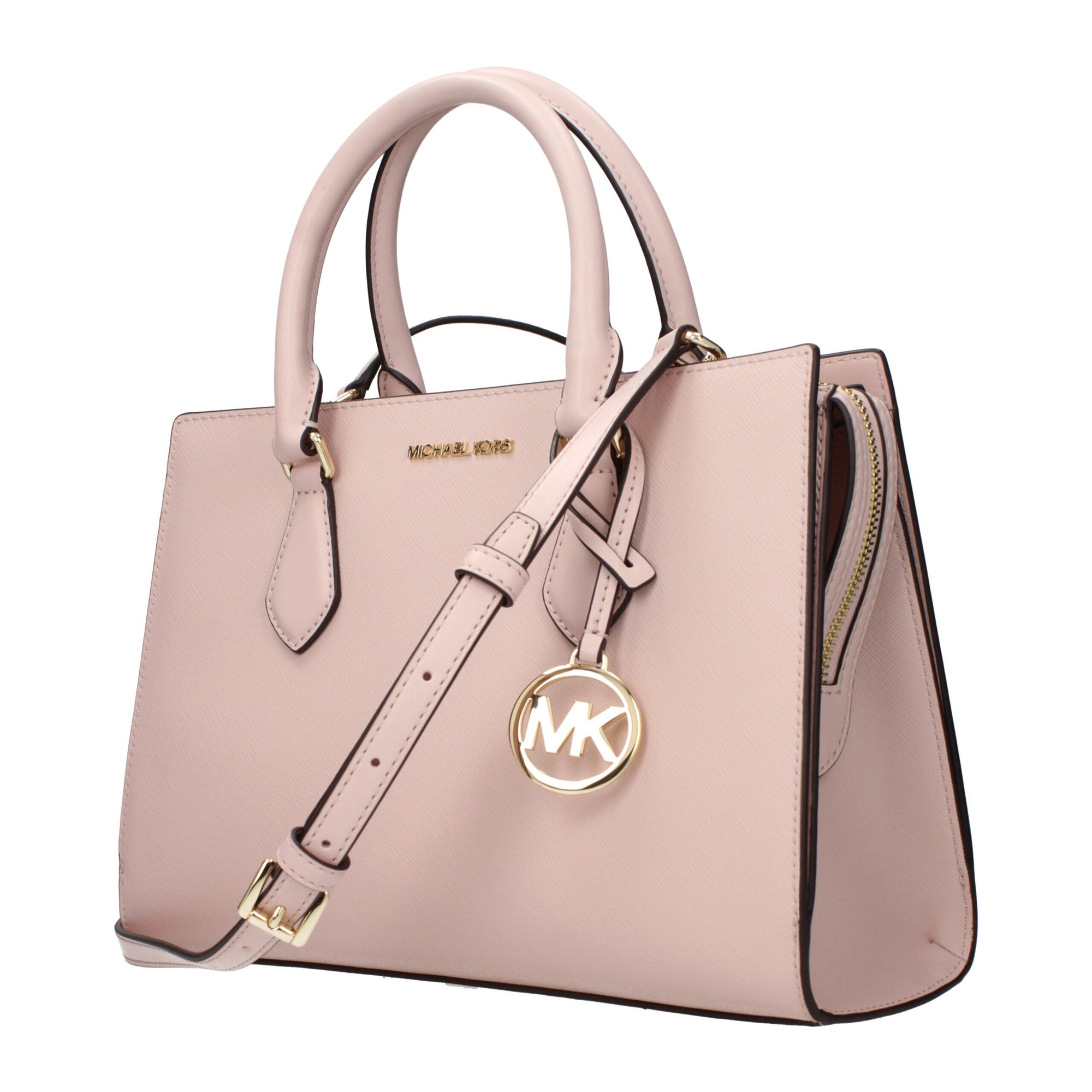 Τσάντα χειρός Michael Kors από ροζ ύφασμα
