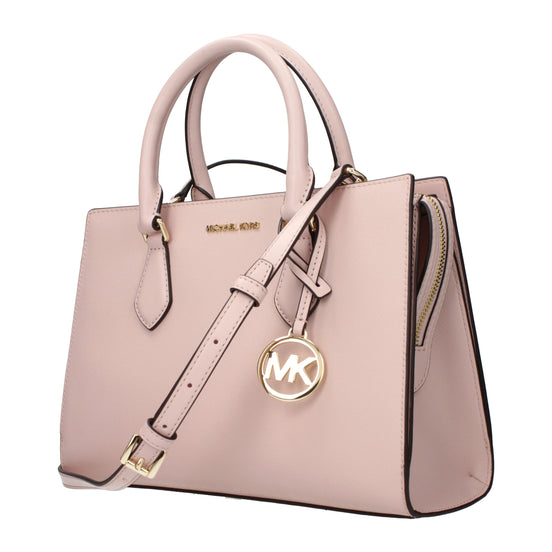 Τσάντα χειρός Michael Kors από ροζ ύφασμα