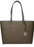 Michael Kors Green Fabric Shoulder Bag