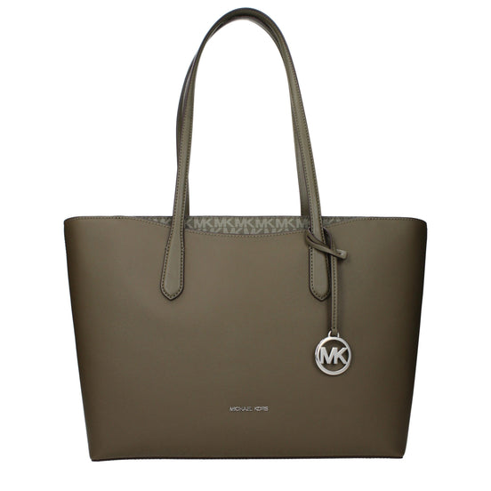 Τσάντα ώμου Michael Kors από πράσινο ύφασμα