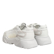 Dolce & Gabbana White Leather Daymaster Low Top Sneakers Shoes