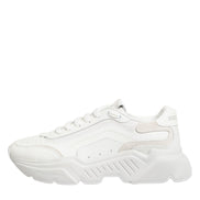 Dolce & Gabbana White Leather Daymaster Low Top Sneakers Shoes