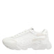 Dolce & Gabbana White Leather Daymaster Low Top Sneakers Shoes