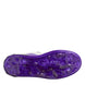 Dolce & Gabbana White Purple Leather Low Top Sneaker Shoes