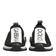Dolce & Gabbana Black Logo Low Top Sorrento Sneakers Shoes