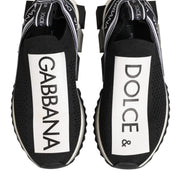 Dolce & Gabbana Black Logo Low Top Sorrento Sneakers Shoes
