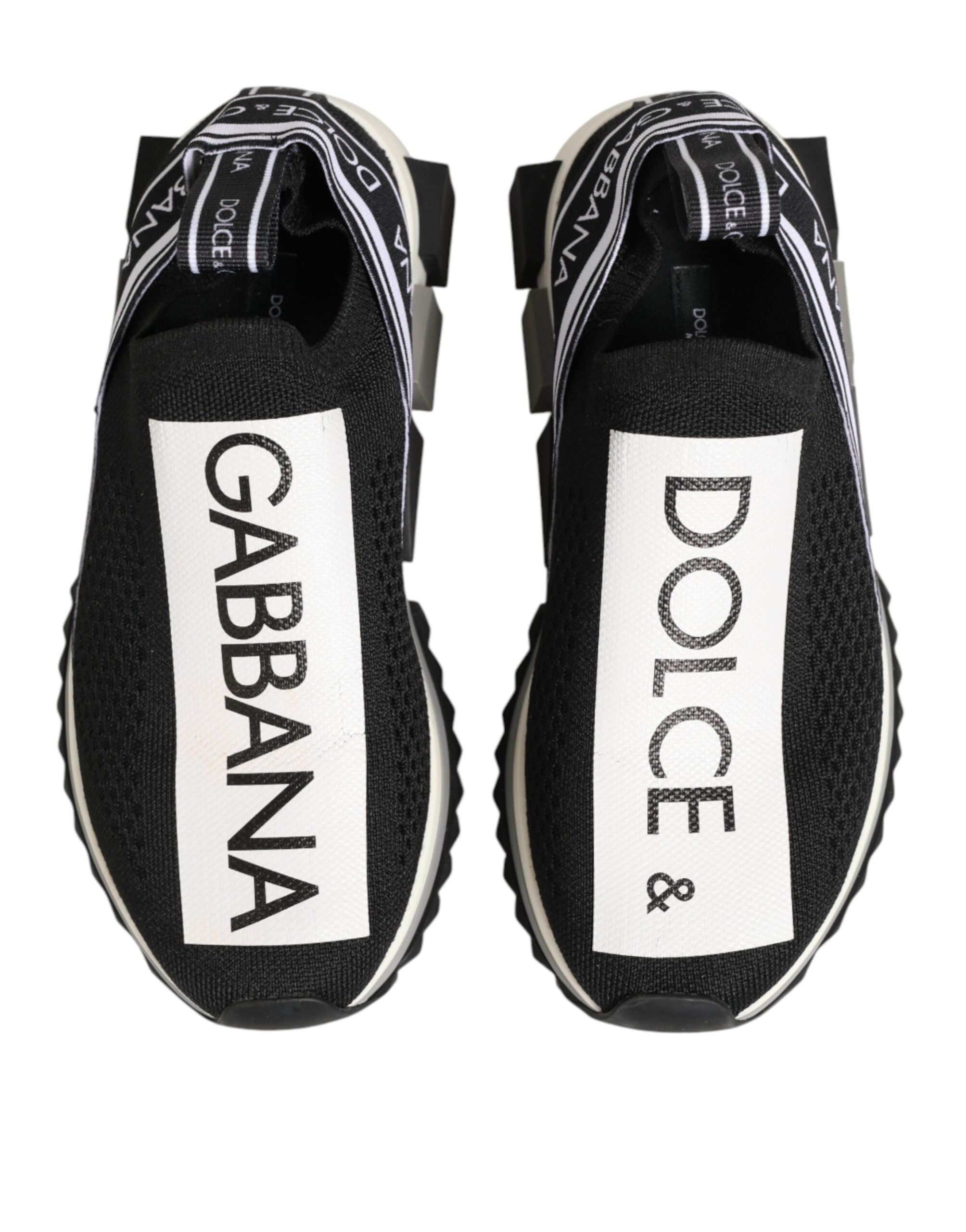 Dolce & Gabbana Μαύρα Λογότυπα Χαμηλά Αθλητικά Παπούτσια Sorrento