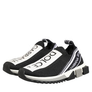 Dolce & Gabbana Black Logo Low Top Sorrento Sneakers Shoes