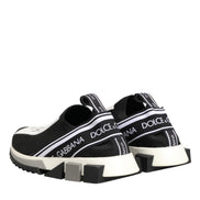 Dolce & Gabbana Black Logo Low Top Sorrento Sneakers Shoes