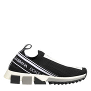 Dolce & Gabbana Black Logo Low Top Sorrento Sneakers Shoes