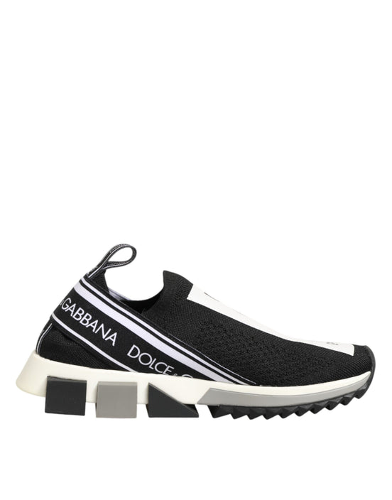 Dolce & Gabbana Μαύρα Χαμηλά Παπούτσια Sorrento Sneakers με Λογότυπο