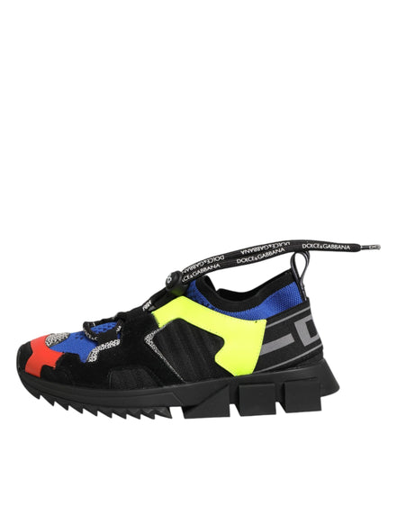 Dolce & Gabbana Multicolor Low Top Sorrento Sneakers Shoes