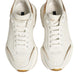 Dolce & Gabbana Λευκά Χρυσά Παπούτσια Daymaster Low Top Sneakers