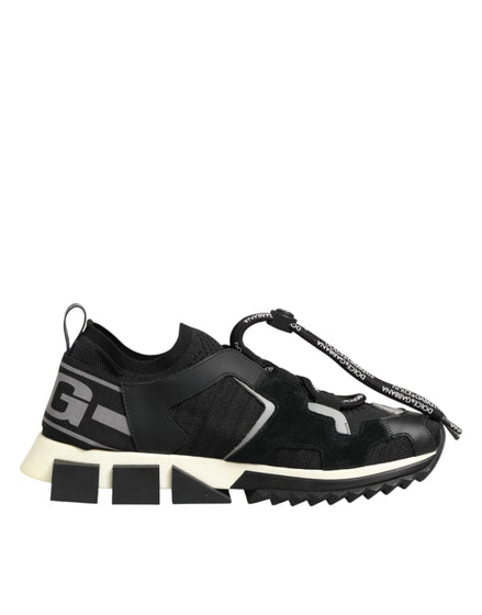 Dolce & Gabbana Μαύρα Mesh Sorrento Trekking Αθλητικά Παπούτσια