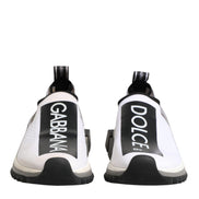 Dolce & Gabbana White Logo Low Top Sorrento Sneakers Shoes