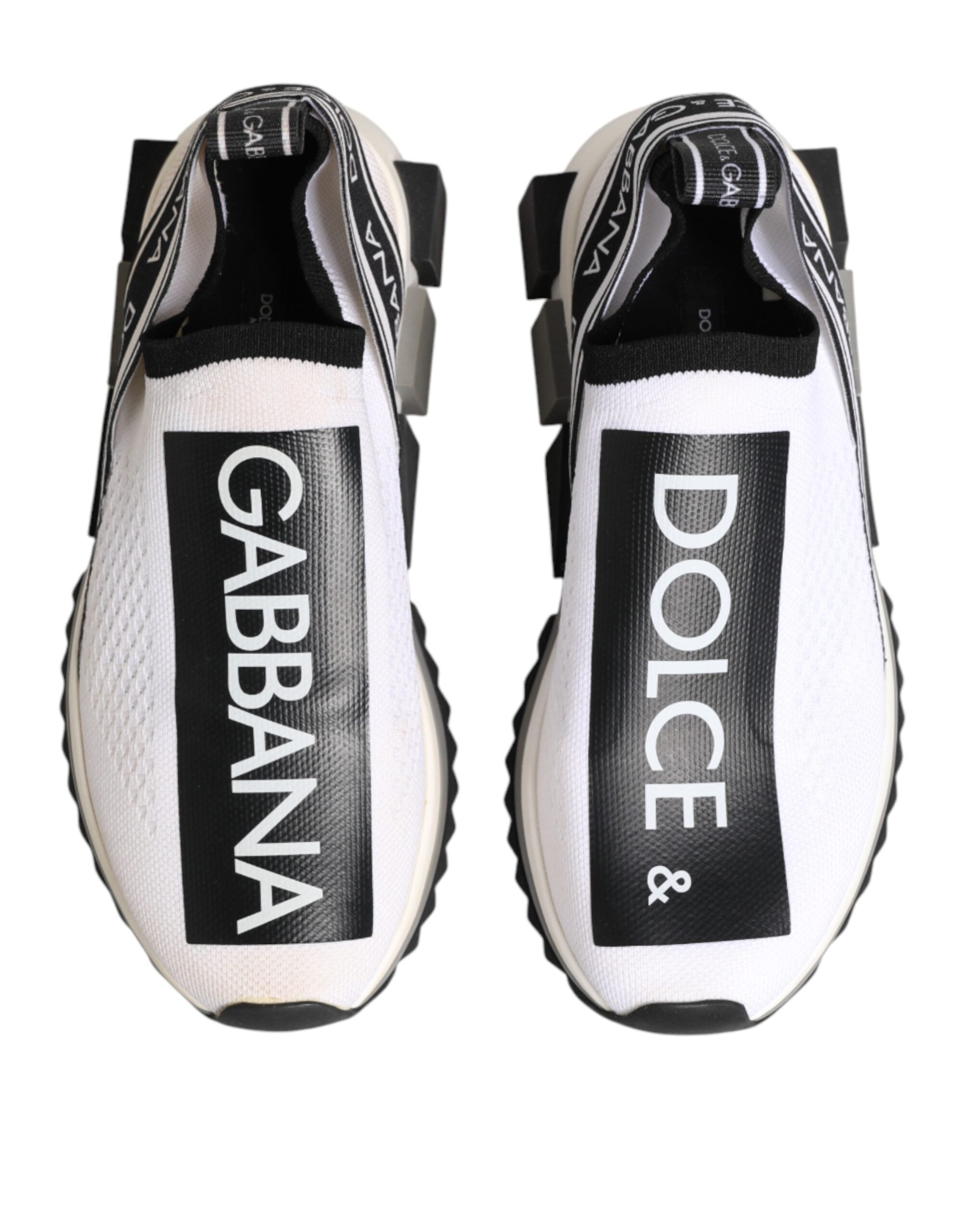 Dolce & Gabbana Λευκά Χαμηλά Sneakers Sorrento με Λογότυπο
