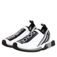 Dolce & Gabbana White Logo Low Top Sorrento Sneakers Shoes