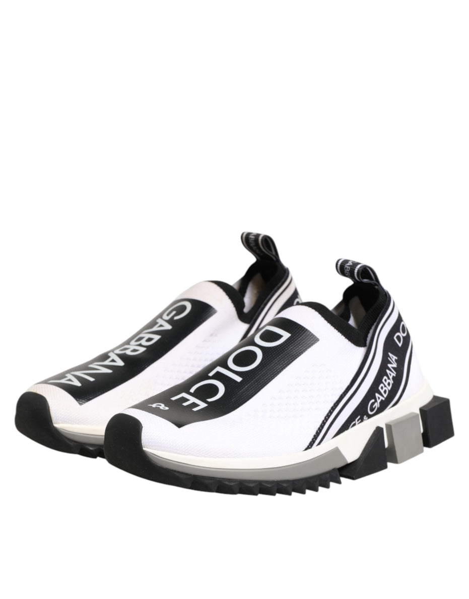 Dolce & Gabbana Λευκά Χαμηλά Sneakers Sorrento με Λογότυπο