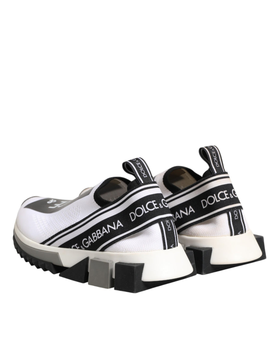 Dolce & Gabbana Λευκά Χαμηλά Sneakers Sorrento με Λογότυπο