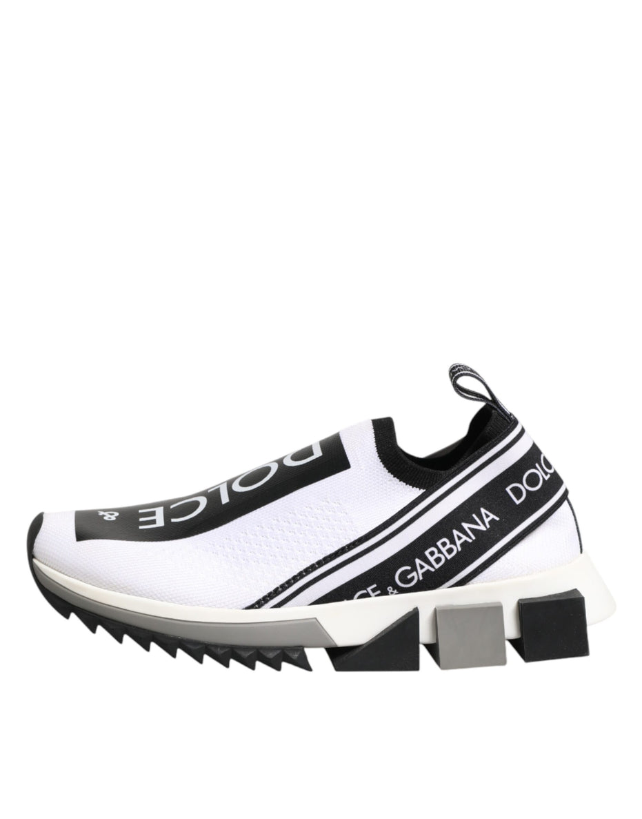 Dolce & Gabbana Λευκά Χαμηλά Sneakers Sorrento με Λογότυπο