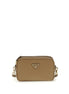 Prada Beige Calf Leather Bos Taurus Shoulder Bag