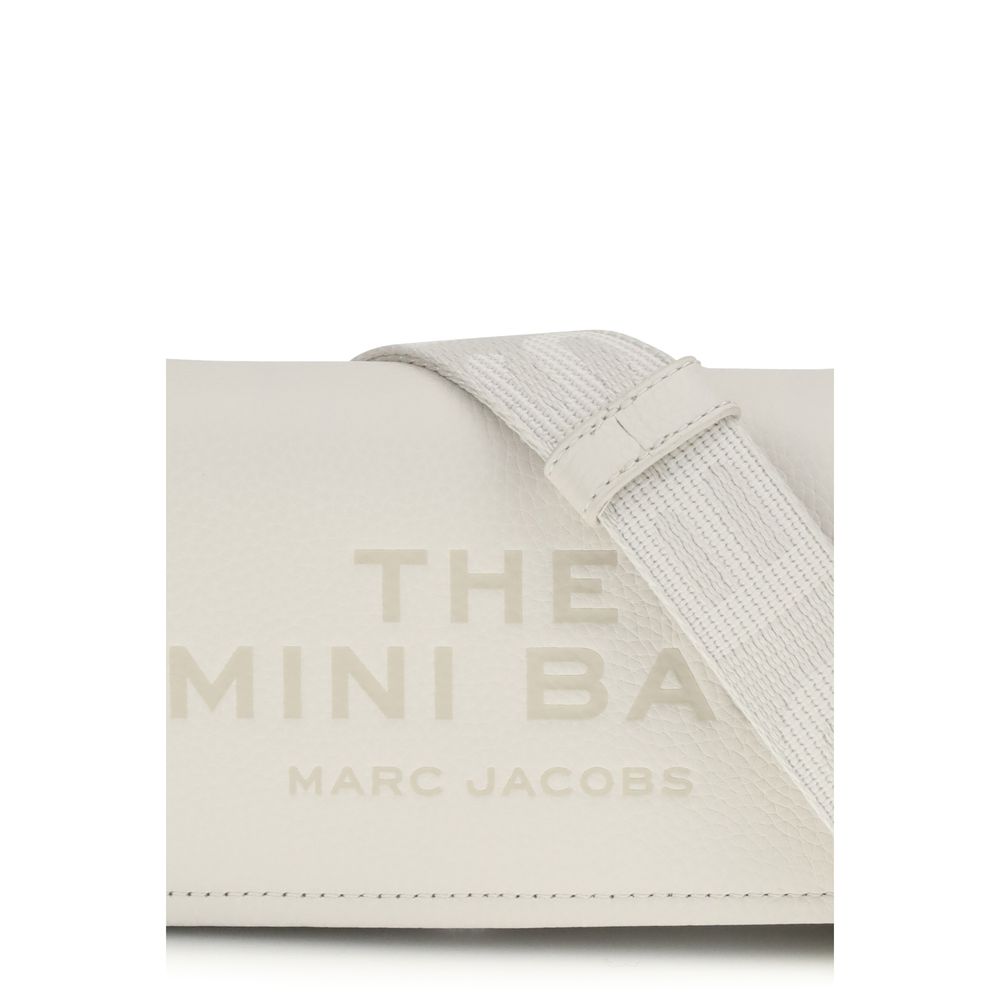 Δερμάτινη τσάντα ώμου Marc Jacobs από λευκό δέρμα μοσχαριού Bos Taurus