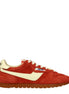 Autry Orange Leather Sneakers