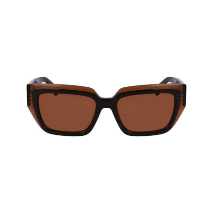 Ferragamo Brown Acetate Sunglasses