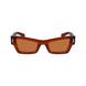 Ferragamo Brown Acetate Sunglasses