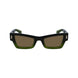 Ferragamo Bicolor Acetate Sunglasses