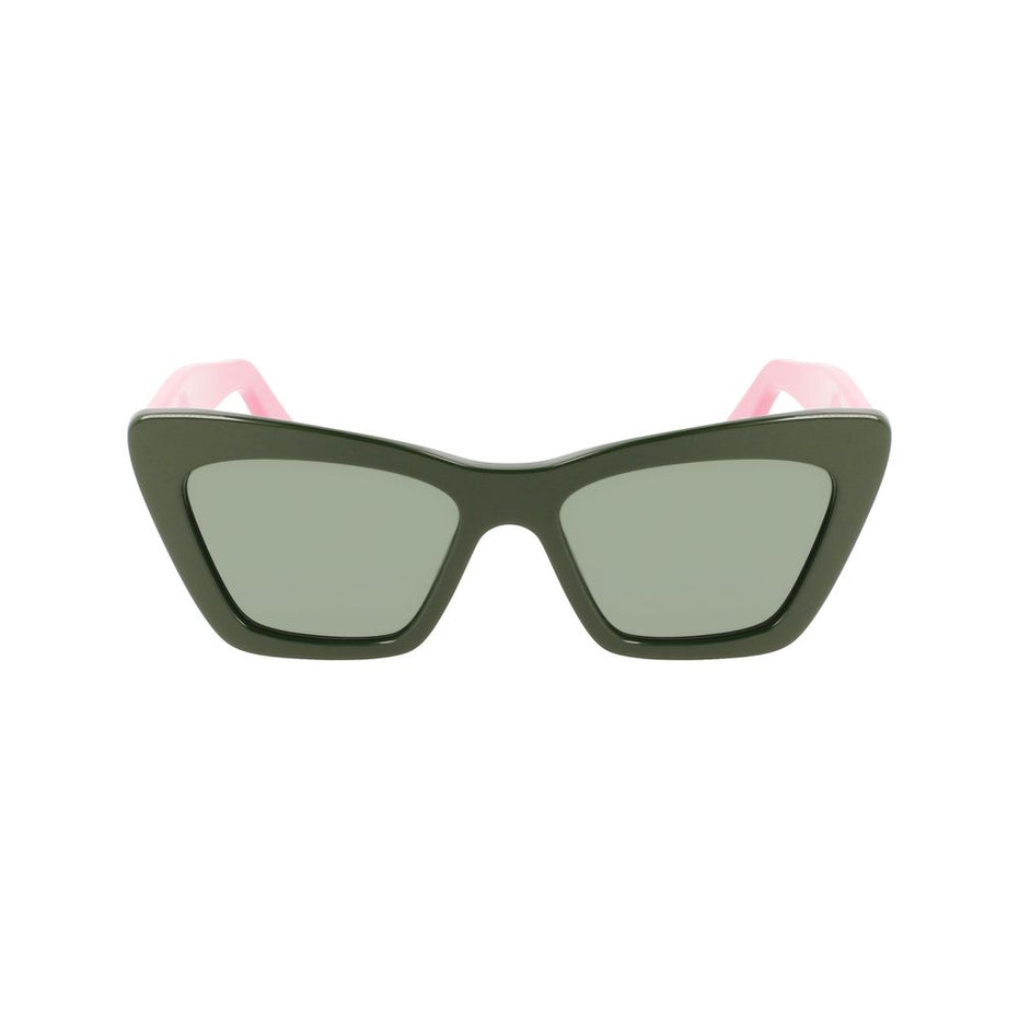 Ferragamo Bicolor Acetate Sunglasses