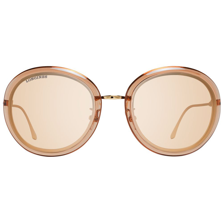 Longines Brown Metal Sunglasses