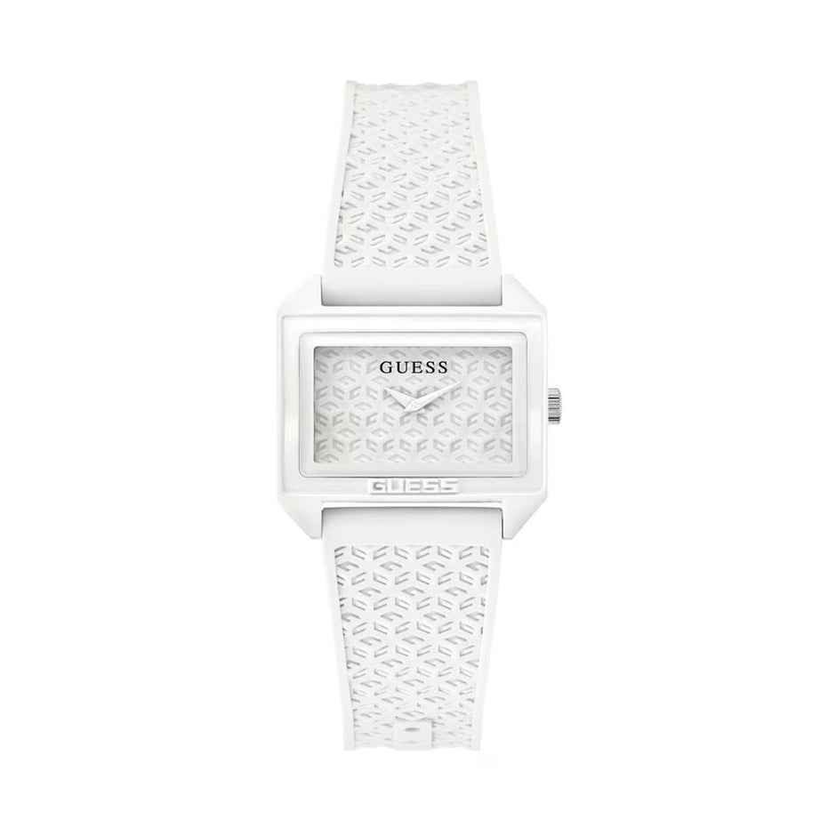 Guess White Synthetic Dress Watch