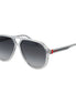 Hugo Boss Gray Stainless Steel Sunglasses