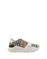 Burberry Beige Cotton Athletic Sneakers