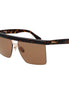 Max Mara Brown Plastic Sunglasses