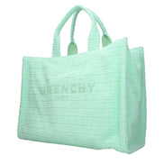 Τσάντα χειρός Givenchy από πράσινο ύφασμα