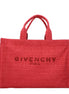 Givenchy Red Fabric Handbag