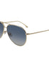 Victoria Beckham Gold Metal Sunglasses