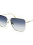 Victoria Beckham Gold Metal Sunglasses