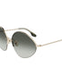Victoria Beckham Gold Metal Sunglasses