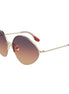 Victoria Beckham Gold Metal Sunglasses