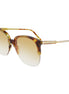 Victoria Beckham Brown Acetate Sunglasses